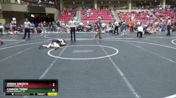 95 lbs Round 5 (6 Team) - Josiah Orozco, Midwest Elite vs Cannon Terry, Kansas Mayhem