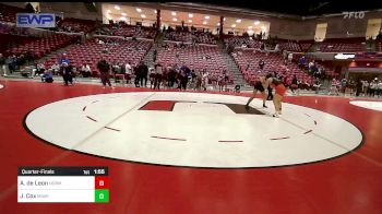 135 lbs Quarterfinal - Annie De Leon, Norman High School Girls vs Joslyn Cox, Miami