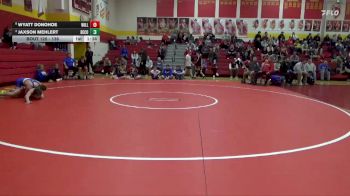 138 lbs Semifinal - Wyatt Donohoe, Williamsburg vs Jaxson Mehlert, Benton Community