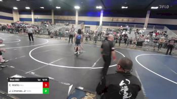 126 lbs Final - Carter Wallis, Hillsboro HS vs Jose Limones. Jr, Daniel Cormier Wr Ac