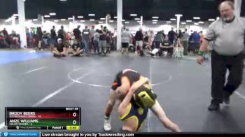 60 lbs Round 8 (10 Team) - Brody Beers, Distinguished Green vs Anze Williams, Colon Trained