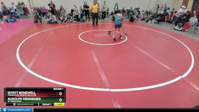 88-91 lbs Round 1 - Wyatt Bonewell, Texas Elite Wrestling Club vs Rudolph Henninger, 3F Wrestling