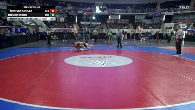 1A-4A 138 Cons. Round 3 - Braylen Corley, St James vs Trevor Wicks, Ashville