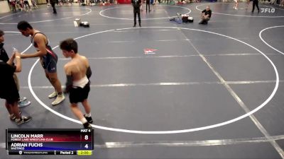 187 lbs Semifinal - Lincoln Marr, Forest Lake Wrestling Club vs Adrian Fuchs, Hastings