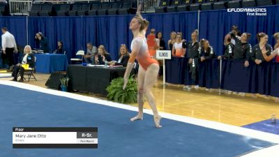 Mary Jane Otto - Floor, Illinois - 2019 NCAA Gymnastics Regional Championships - Michigan