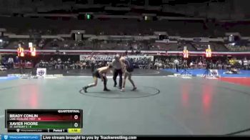 132 lbs Quarters & 1st Wb (16 Team) - Brady Conlin, Lake Highland Prep vs Xavier Moore, St. Anthony`s