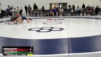 75 lbs Round 1 (6 Team) - Mason Proctor, Missouri Gold vs Dawson Wicker, Burnett Trained
