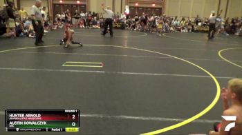 44 lbs Round 1 - Austin Kowalczyk, IWC vs Hunter Arnold, Smyrna Little Wrestlers