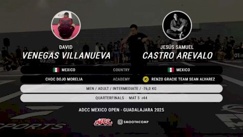 David Venegas Villanueva vs Jesús Samuel Castro Arevalo 2025 ADCC Guadalajara Open