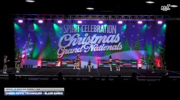 Cheer-riffic Techniques - Blaze Babes [2025 L5 Senior Open - D2] 2025 Spirit Celebration Christmas Grand Nationals