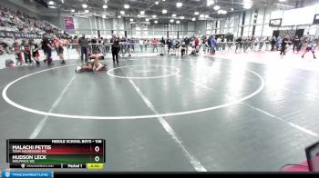 106 lbs Cons. Round 3 - Hudson Leck, Wolfpack WC vs Malachi Pettis, Team Aggression WC