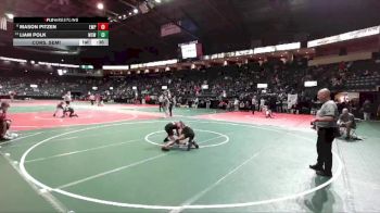 96 lbs Cons. Semi - Liam Polk, WSW1 vs Mason Pitzen, EMPA