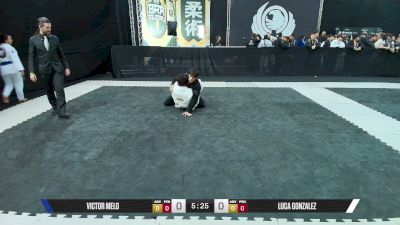 Luca Gonzalez vs Victor Melo 2026 CBJJE Brazilian Jiu-Jitsu Championship