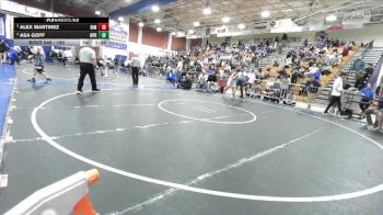 190 lbs Semifinal - Alex Martinez, Rim Of The World vs Asa Goff, Newport Harbor