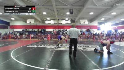 Boys 287 lbs Cons. Round 1 - Conner Fryer, Las Plumas Boys vs Brandon Lee, Willows Boys