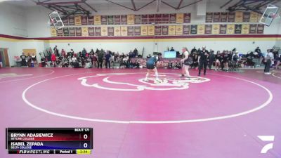 207 lbs Cons. Round 2 - Brynn Adasiewicz, Skyline College vs Isabel Zepada, Delta College