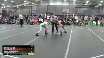 106 lbs Placement Matches (8 Team) - Alvy Henderson, Dakota Hillbillies vs Dayne Humes, Wyoming Gold