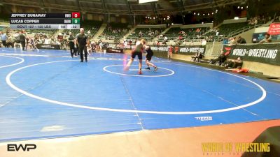 125 lbs Semifinal - Jeffrey Dunaway, Nwo vs Lucas Copper, Smittys Barn