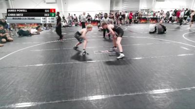 126 lbs Round 3 (4 Team) - Chris Metz, Storm Wrestling Center B vs James Powell, SGAC