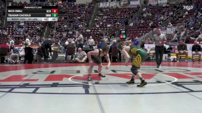 121 lbs 7th Place - Nico Emili, Bethlehem Catholic vs Teagan Caciolo, Emmaus