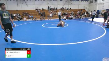 100 lbs Quarterfinal - Rama Valencerina, California vs Forest Dull, MatTime