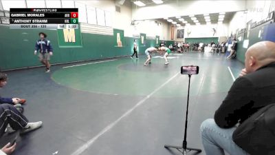 120 lbs Champ. Round 3 - Anthony Strahm, Holtville vs Gabriel Morales, Arroyo