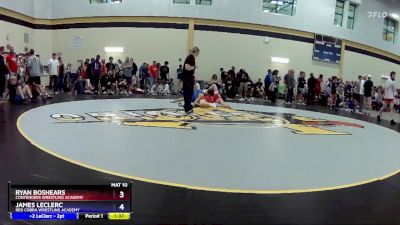 175 lbs Champ. Round 1 - Ryan Boshears, Contenders Wrestling Academy vs James LeClerc, Red Cobra Wrestling Academy