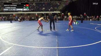 130 lbs Cons. Round 2 - Conner Moser, Mollitium vs Bentley Huffman, Immortal Athletics WC