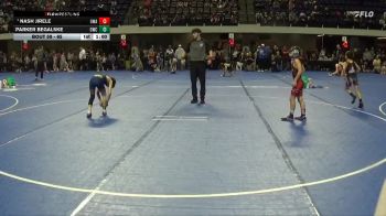 65 lbs Quarterfinal - Nash Jirele, Owatonna Wrestling Academy vs Parker Begalske, Outlaw Wrestling Club