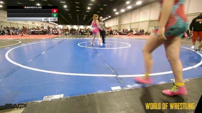 160 lbs Rr Rnd 3 - Daisie Bledsoe, Untouchables Girls Teal vs Hailey Goth, Funky Singlets K-6