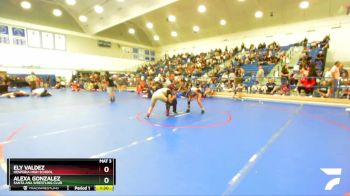 115 lbs Semifinal - Ely Valdez, Hesperia High School vs Alexa Gonzalez, Santa Ana Wrestling Club