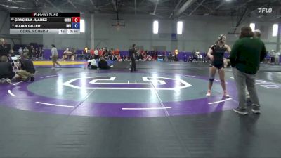145 lbs Cons. Round 4 - Graciela Juarez, Cornell College vs Jillian Giller, Illinois Wesleyan