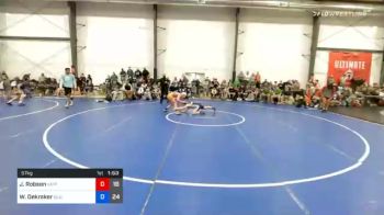 57 kg Consolation - Jude Robson, Va Team Predator (NAT) vs William Dekraker, Blairstown Wrestling Club