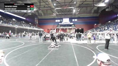 46 lbs 2nd Place - Trynitee Jones, Independent vs Kaysen Grant, Torrington WC