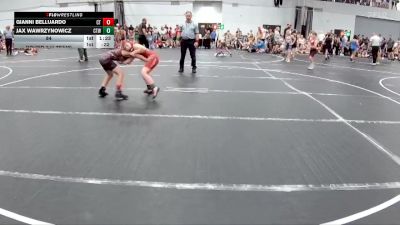 84 lbs Round 7 (8 Team) - Jax Wawrzynowicz, CTWHALE vs Gianni Belluardo, Cordoba Trained