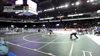 Girls 125 lbs Champ. Round 2 - Peyton Hansen, Silas (Girls) vs Lyric Taylor, Federal Way (Girls)