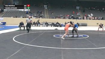 165 lbs 1st Place Match - Sianni Appolon, Henry Clay vs Kali Nichols, Daviess County