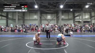 165 lbs Champ. Round 1 - Maryah Jones, Wichita Blue Knights vs Rydlie Swanson, Great Bend Wrestling Club
