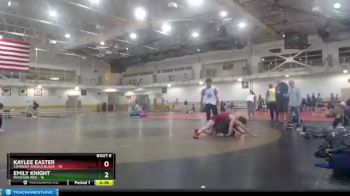 138 lbs Round 3 (4 Team) - Emily Knight, Missouri Red vs Kaylee Easter, Charlies Angels Black
