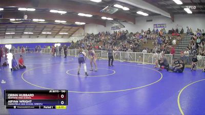 190 lbs Cons. Round 5 - Orinn Hubbard, Redmond High School vs Aryan Wright, Marshfield High School Wrestli