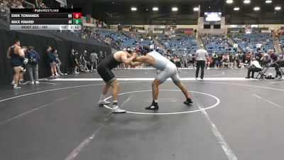 197 lbs Cons. Round 2 - Erik Tomanek, Newman vs Max Knard, Avila