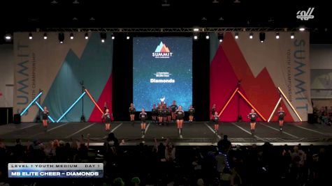 MB Elite Cheer - Diamonds [2026 L1 Youth Medium Day 1] 2026 The Youth Summit