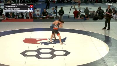 138 lbs Quarters - Blake Nevils, Idaho vs Matthew Orbeta, California