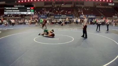 D 1 190 lbs Cons. Round 4 - Cayden Wiggins, Acadiana vs Micah Cooper, Northshore