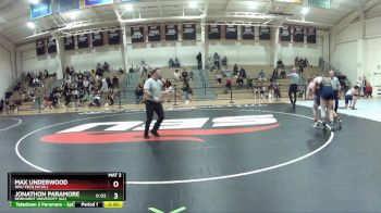 184 lbs Cons. Semi - Jonathon Paramore, Reinhardt University (GA) vs Max Underwood, WVU Tech (W.Va.)