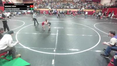 53 lbs Cons. Sub-quarters - Hendrix Irish, Middleton Wrestling Club vs Cooper Robinson, Declo Stingers