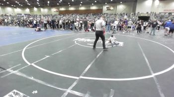 61 lbs Quarterfinal - Nikoli James, Damonte Mustangs WC vs Owen Oberg, NorCal Elite