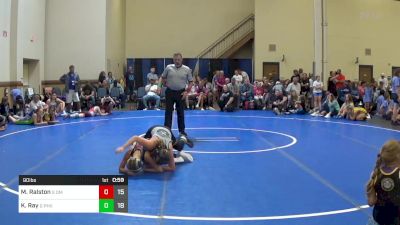 90 lbs Rr Rnd 5 - Morgan Ralston, G OMP Girls vs Kameron Ray, G Phoenix WC