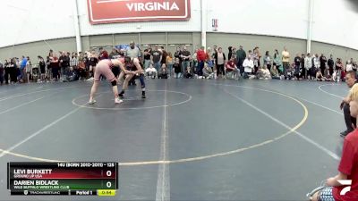 125 lbs Quarterfinal - Darien Bidlack, Wild Buffalo Wrestling Club vs Levi Burkett, Ground Up USA