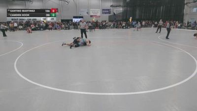 126 lbs 5th Place Match - Camden Hook, Contenders Wrestling Academy vs Santino Martinez, Top Rank/HAC